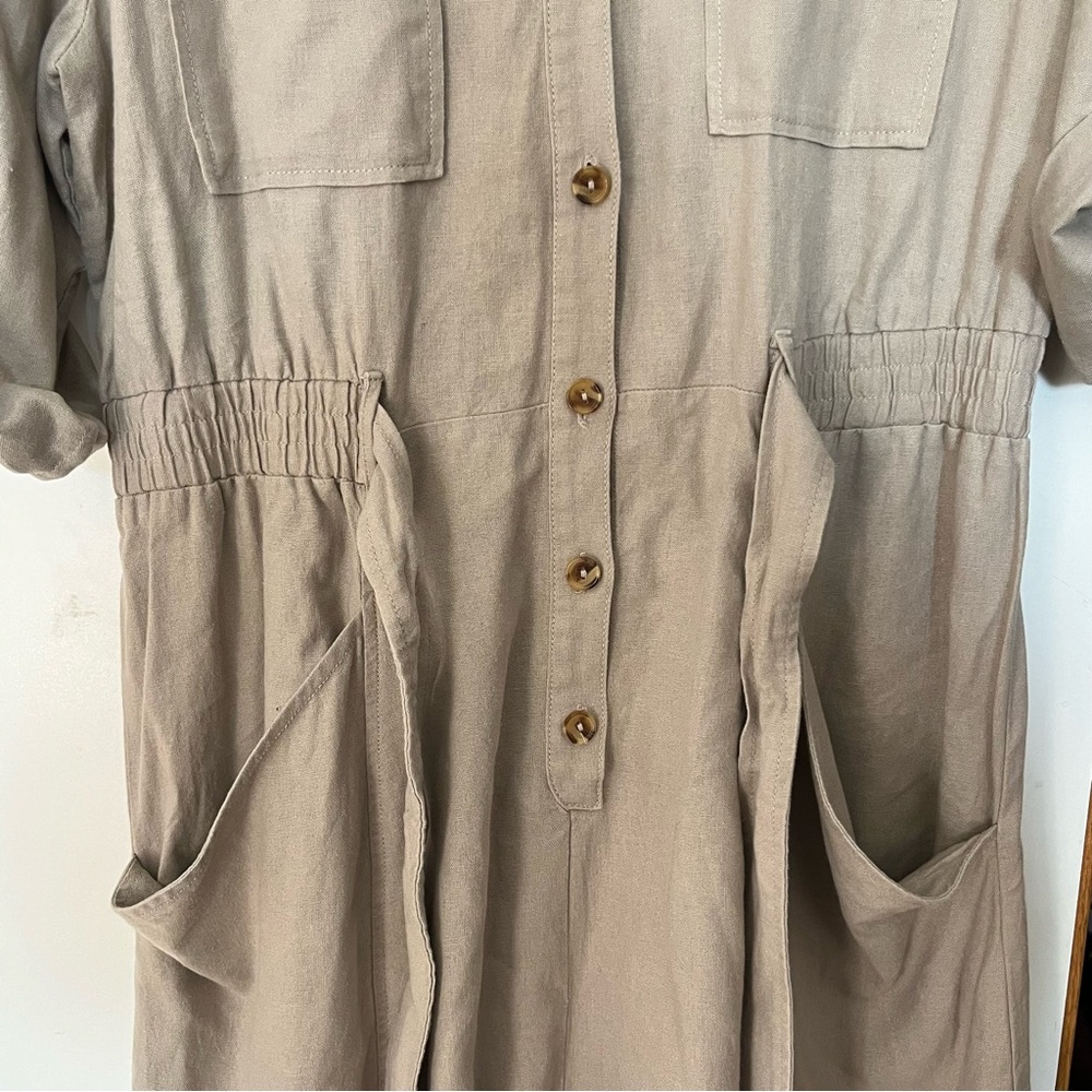 Calvin Klein Linen Dress - Picture 4 of 6